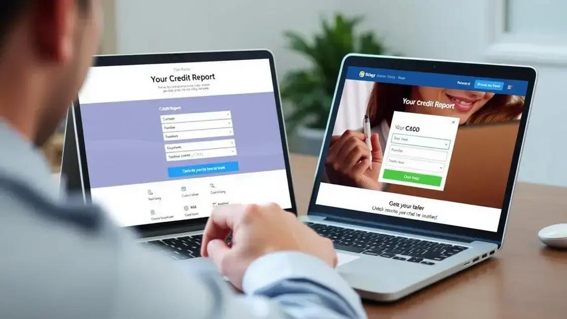 Steps to obtain your free credit report