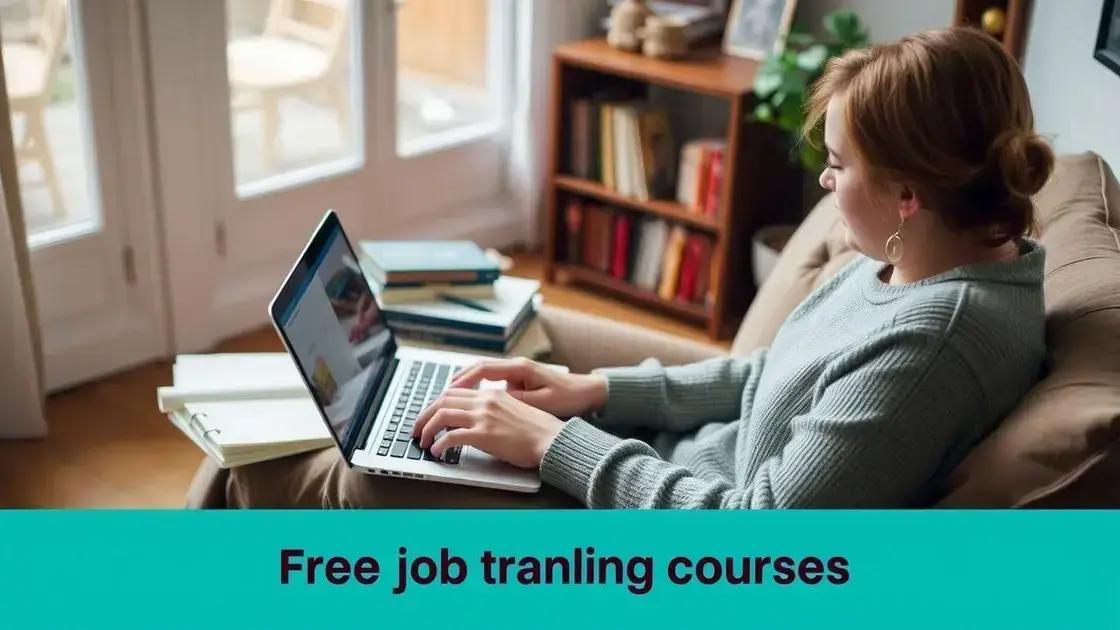 How to find reputable free job training courses