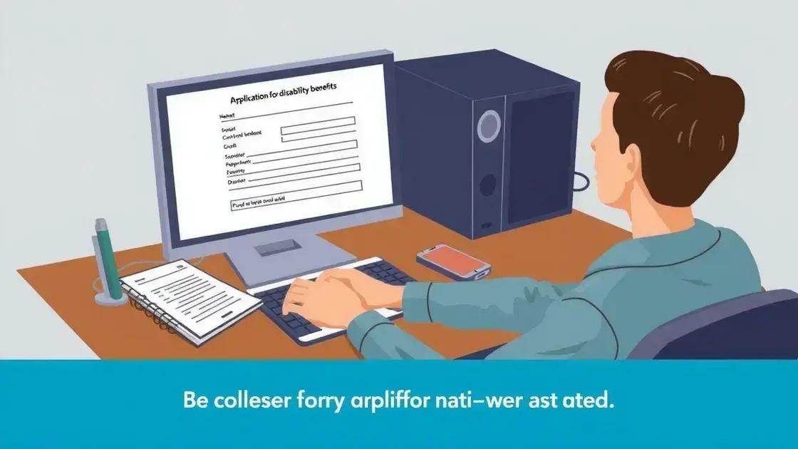How to apply for disability benefits