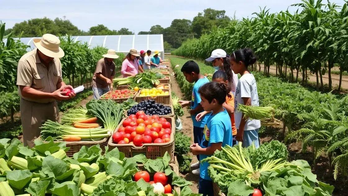 The role of local farms in school lunch programs